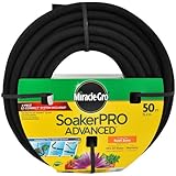 Miracle Gro MGSPA38050CC Premium Soaker Hose with Fittings, 3/8-Inch by 50-Feet