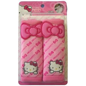 Hello Kitty sanrio Pink Car Seat Belt Cover (Pair)