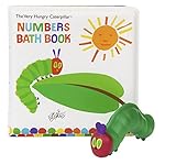 The Very Hungry Caterpillar "Numbers Bath Book" - Includes 5 Character Squirties from the Story - En