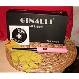 Ginalli Milano Professional Pink Hair Curl Iron Conico 8-19mm