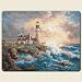 LIGHTHOUSE glass CUTTING BOARD Kitchen HOME Decor NEW