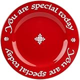 Waechtersbach Plate, You Are Special Today, Cherry Red