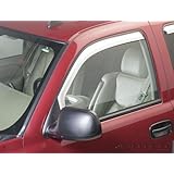 Putco 480910 Element Chrome Window Visor - 4 Pieces