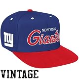 Mitchell & Ness New York Giants 2 Tone Script Snapback Hat Adjustable