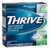 Thrive Nicotine Polacrilex Gum, 2 mg, 100-Count Box