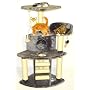 WILMA Corner - Scratching Tree CARLOS 51" grey #3218-69