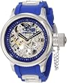 Take home Invicta Men's 1089 Russian Diver Mechanical Skeleton Dial Blue Polyurethane Watch  now from Invicta