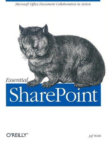 Cover image : Essential SharePoint: Microsoft Office Document Collaboration in Action