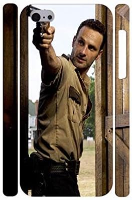 Custom Rick Grimes - the Walking Dead Plastic Case for iPhone 5c - Stylish Gift Case