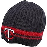 MLB '47 Brand Minnesota Twins Navy Blue Ontario Cable Knit Beanie
