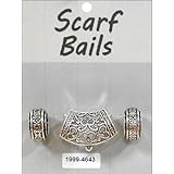 Scarf Bail And 2 Matching Beads Set-Fancy