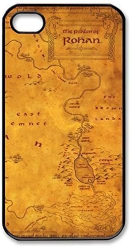 SUUER Map Hobbit Lord Of The Ring LOTR Art Hard CASE for iPhone 5 5s case -Bl...