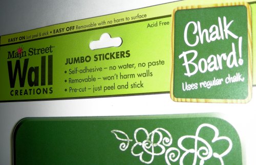 Main Street Wall Creations - Jumbo Stickers - Chalk Board!