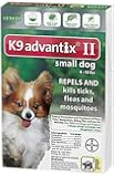 Bayer Advantix II, Small Dogs, Up to 10-Pound, 6-Month