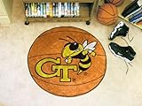 Georgia Tech Yellow Jackets Basketball Floor Rug Mat