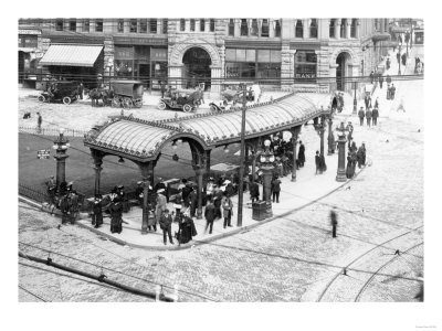 514bEMD6nWL Pioneer Square Pergola Photograph   Seattle, WA Stretched Canvas Poster Print, 24x32