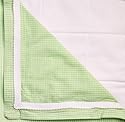 QuickZip Zipper Sheet - Green Gingham