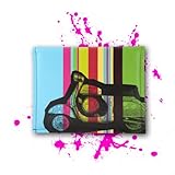KLEBER-Taschen Sleeve Smart Cover Etui Tasche Schutz Hülle Case Cover mit Filz für iPad 1, 2 & iPad 3 sowie auch Tablet PCs in dieser Größe- z.Bsp. Samsung Galaxy o.ä.COLOR ROCKs