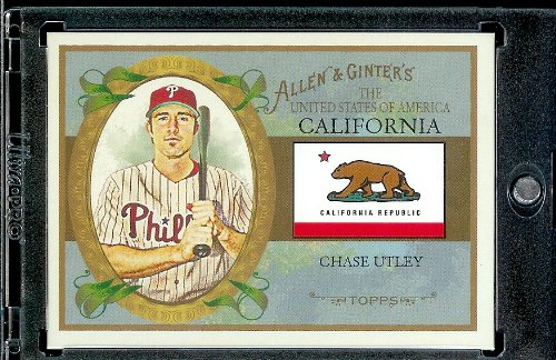 Buy 2008 Topps Allen and Ginter U.S States # US5 Chase Utley ( California ) Philadelphia Phillies - MLB... by Topps