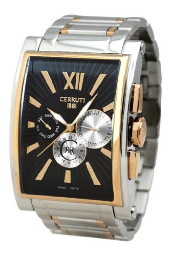 Cerruti Herren-Armbanduhr Multi Function 3 ATM CRB006I221H