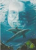 Grateful Dead ~ Rare Grateful Dead Greeting Card ~ #8, Jerry's Face Underwater