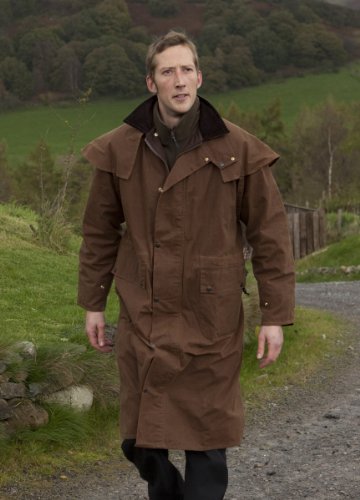 full length wax jacket