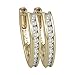 14K Yellow Gold 1/2 ct. Channel Set Diamond Fashion Earrings