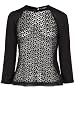 Long Sleeve Woven Broderie Top