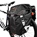 Ibera Bicycle PakRak Clip-On Quick-Release All Weather Panniers (Pair), Includes Rain Cover