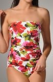 Tommy Bahama Rainforest Shirred Swimsuit (TSW86010P)