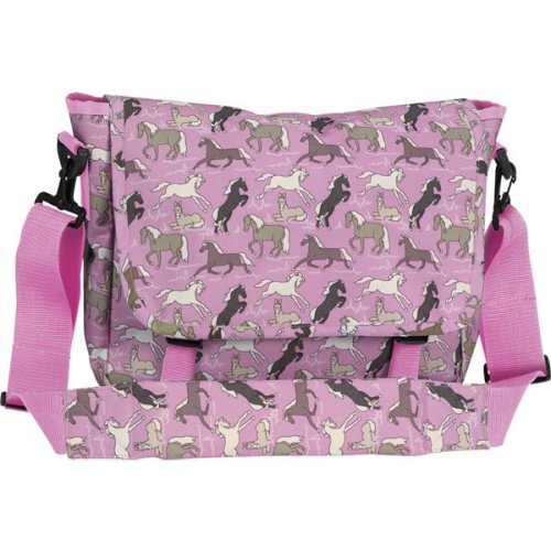 Wildkin Horses in Pink Messenger Bag