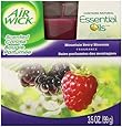 Air Wick Frosted Scented Candle, Mountain BerryAir Wick Frosted Scented Candle, Mountain Berry Blossom Scent, 3.5 Ounce (Pack of 6)