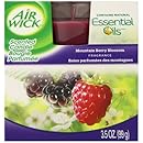Air Wick Frosted Scented Candle, Mountain BerryAir Wick Frosted Scented Candle, Mountain Berry Blossom Scent, 3.5 Ounce (Pack of 6)