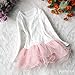 DFXIU 2pcs Kids Baby Girls Cardigan Clothes Pink Dress Outfit 4-5 Years Old