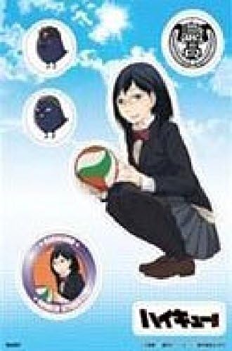 Haikyuu !! Charapeta Sticker Sheet Seal Shimizu kiyoko Msize Anime Goods