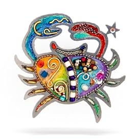 Cancer the Crab Zodiac Pin