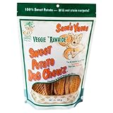 Sams Yams Veggie Rawhide Sweet Potato Dog Treats, 1-Pound