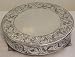 18 Inch Silver Round Wedding Cake Stand Plateau
