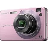 Photo : Sony Cybershot DSCW130/P 8.1MP Digital Camera with 4x Optical Zoom with Super Steady Shot (Pink)