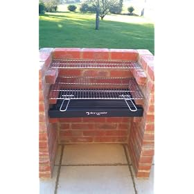 BLACK KNIGHT BARBECUE BKB401 STAINLESS STEEL GRILL BBQ KIT + WARMING RACK