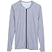 SwimZip® Women's Long Sleeve Rash Guard Zip Swim Shirt SPF 50+