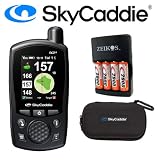 SkyCaddie SG3.5V Golf GPS Unit with FREE US$40 Accessory Bundle Including SkyCaddie Carry Case And Rapid AA/AAA Battery Charger AC-DC With Four (4) AA Batteries