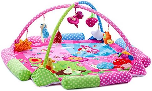 Cooperation 10 Sound Ornaments Musical Start Your Senses Activity Gym, 47"x47"X24"