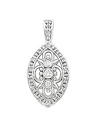 Platinum Diamond Pendant - 0.25 Ct. -- LIFETIME WARRANTY