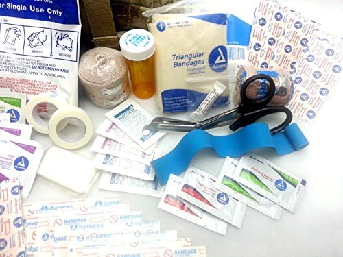 Military Rip-Away EMT First Aid Kit - IFAK Level 1 Army Medic - ATacs AU #FA16