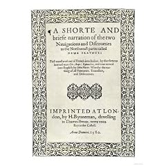 Title Page of Jacques Cartier's Book about His Discoveries in Canada, c.1580