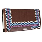 Professionals Choice 34X36 Equine Smx Air-Ride Shilloh Saddle Pad (Chocolate Brown/Mauve)