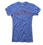 Kansas Jayhawks Women's Heather Royal Tradition Ring Spun T-Shirt
