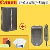 Canon BP-511A Lithium-Ion Battery for Canon Digital Cameras + Rapid Home an ....