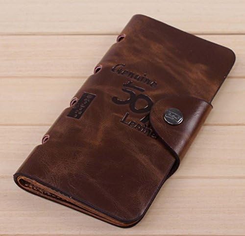 Crazy Shopping Man Retro Style Wallets Purse Leather with Pu Wallet Card Box for Men